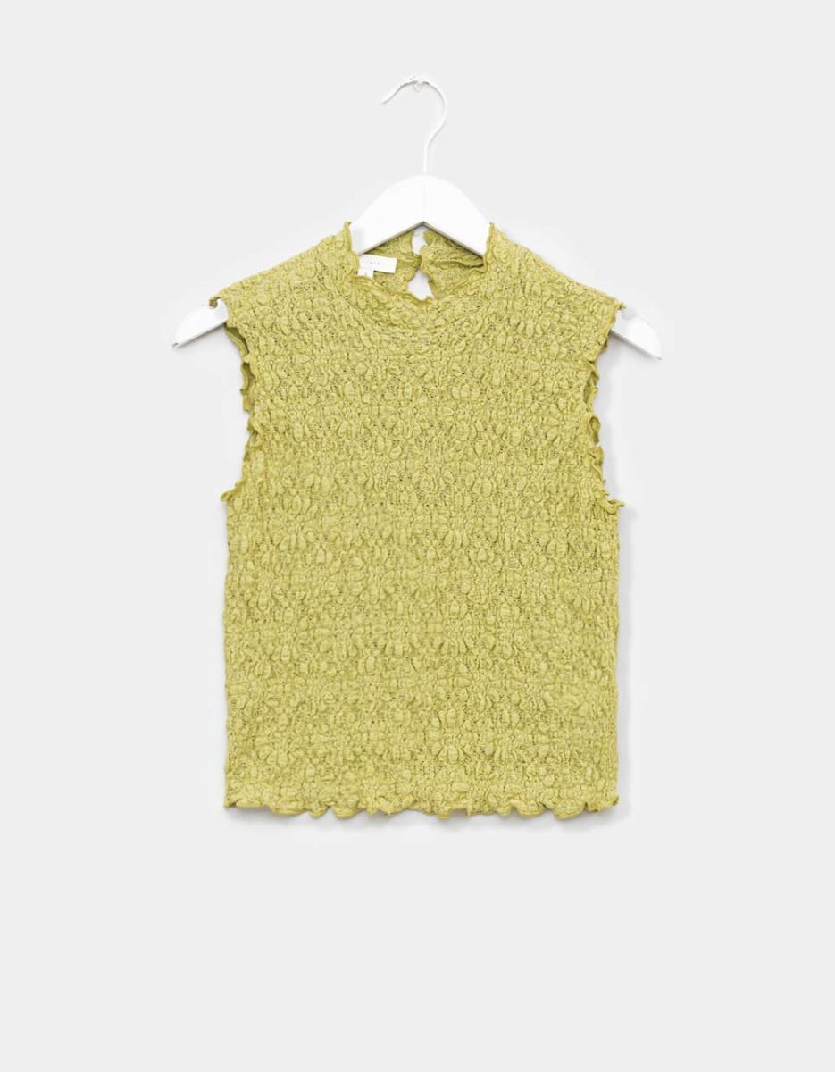 Delaney Top in Lime_0