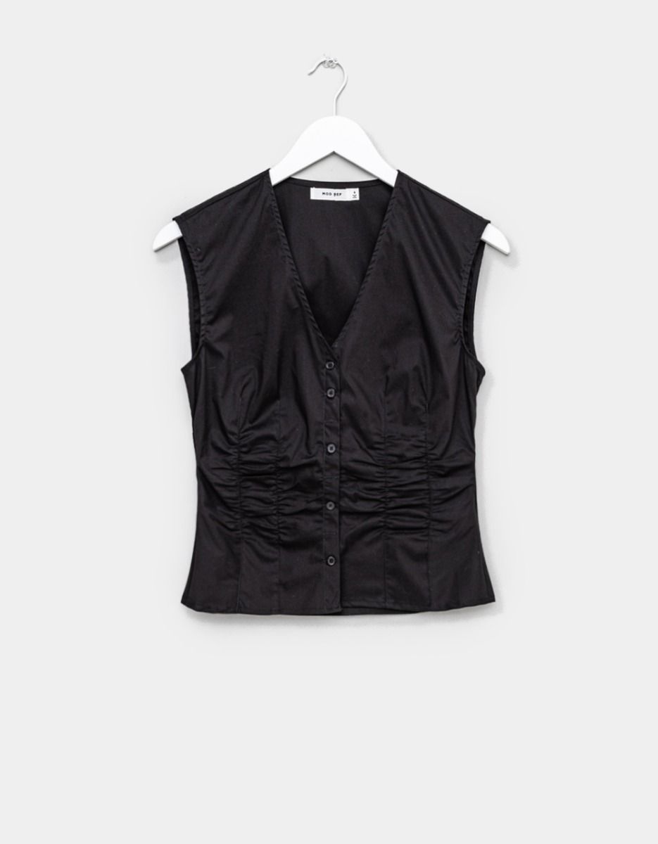 Denali Cotton Top in Black_0