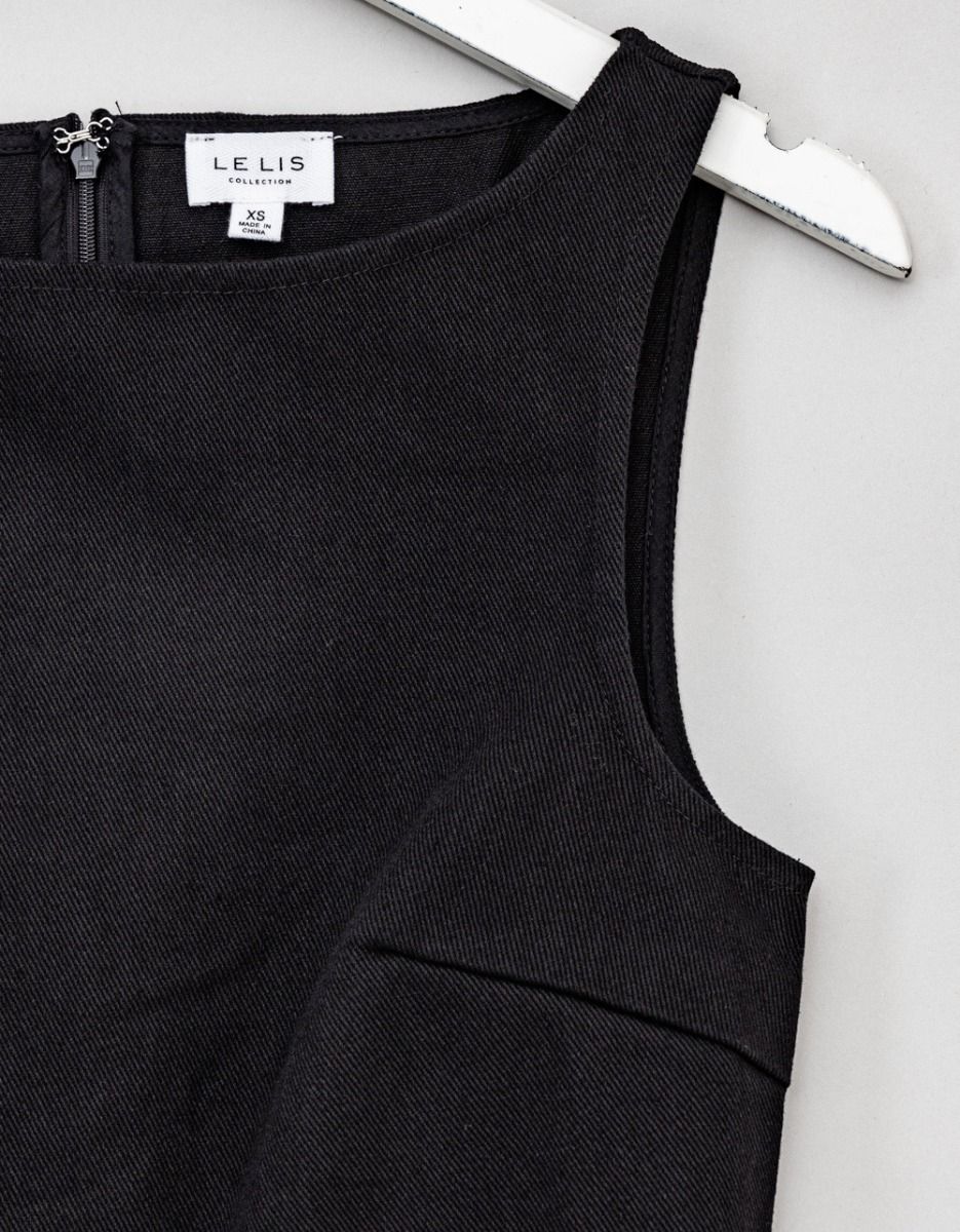 Denim Boatneck Mini Dress_2