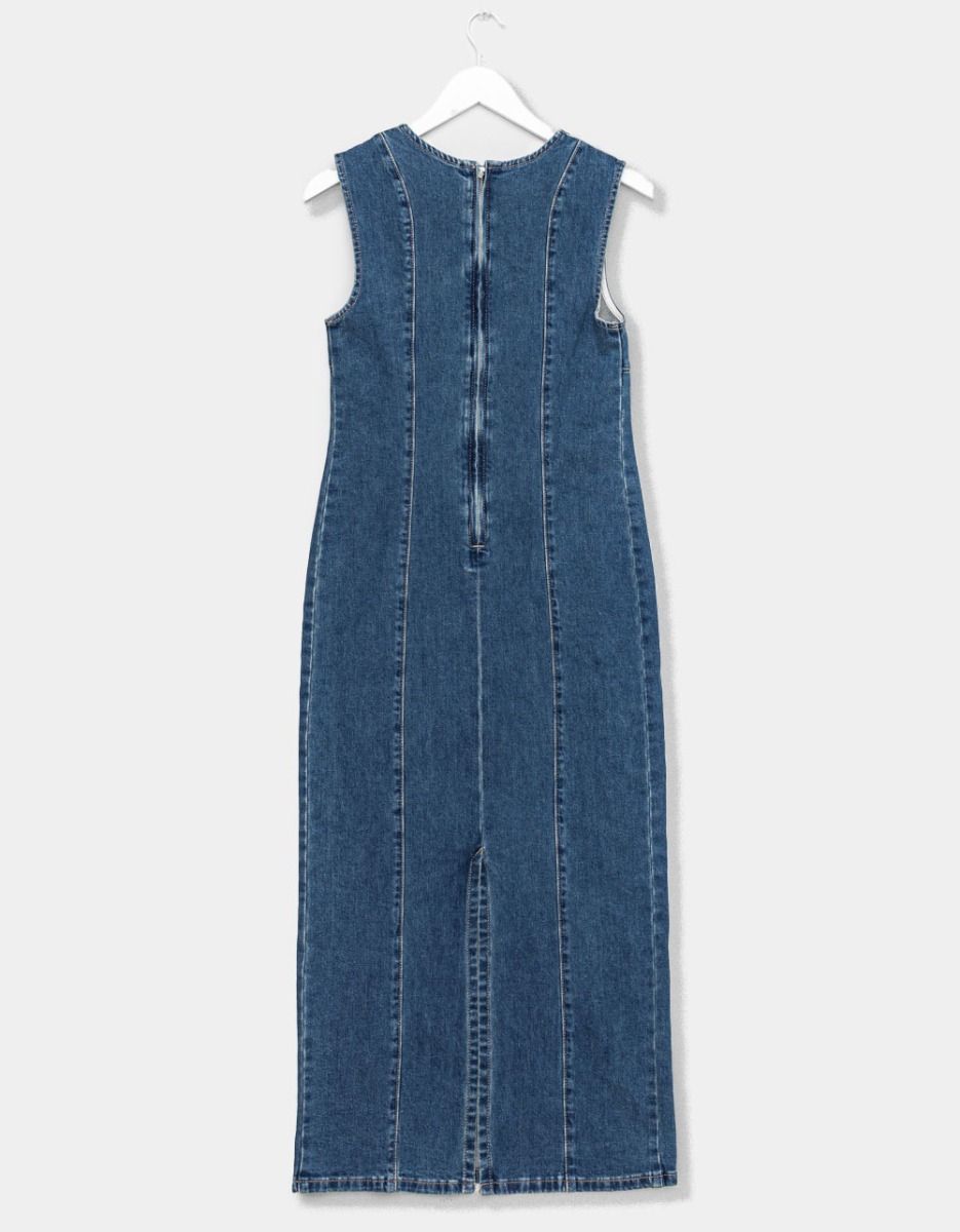 Denim Column Dress_5