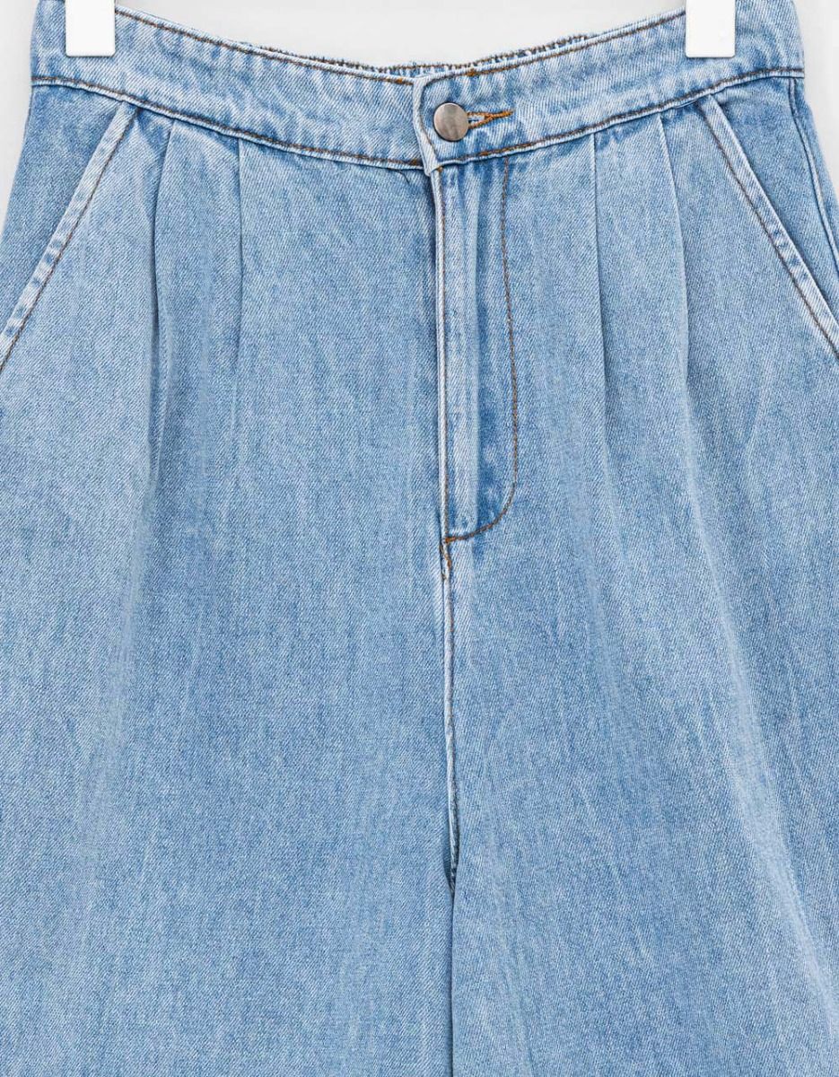 Denim Wide Leg Pant_1