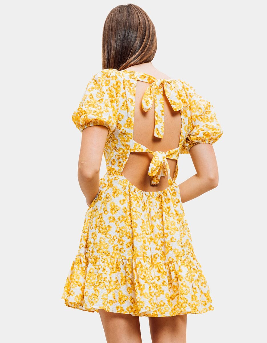 Ditsy Texture Mini Dress_4