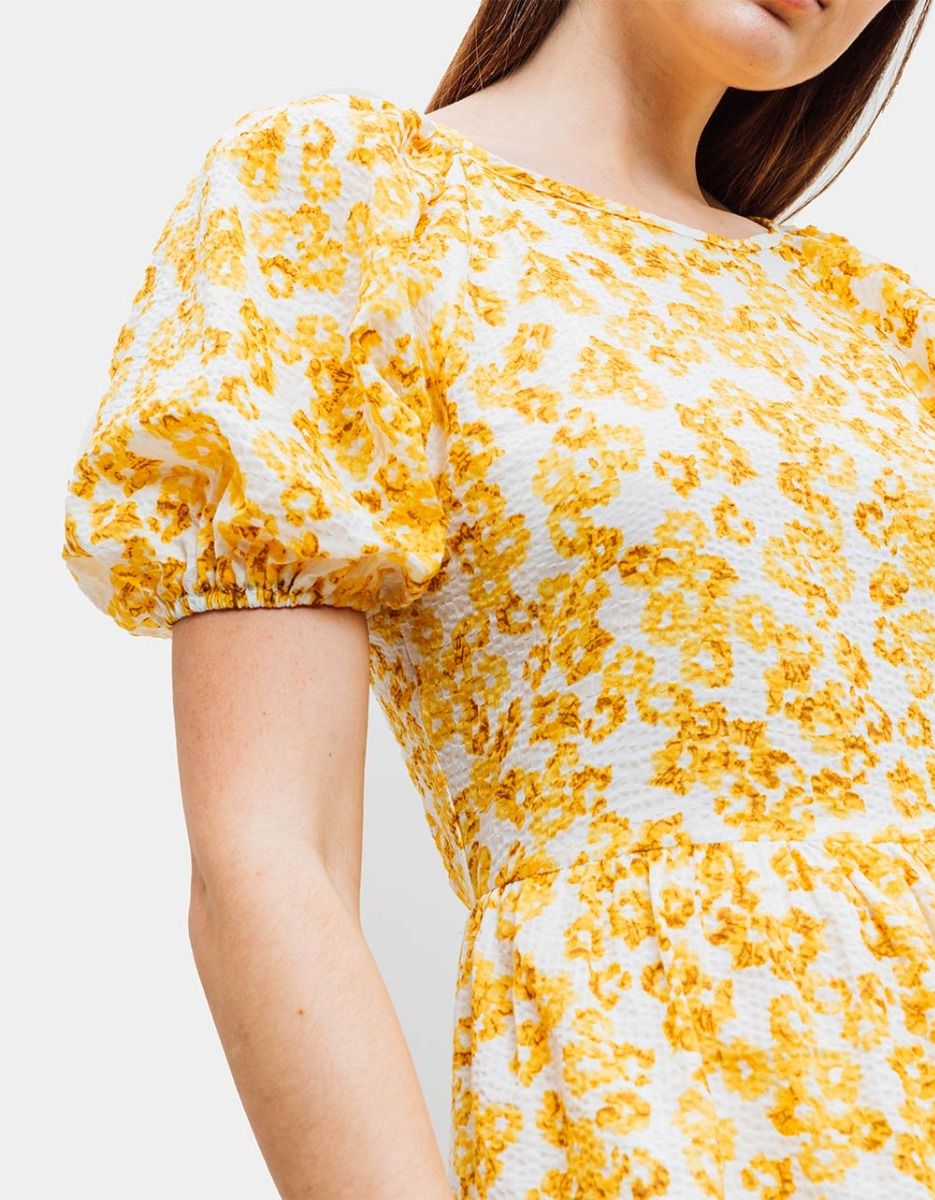 Ditsy Texture Mini Dress_2