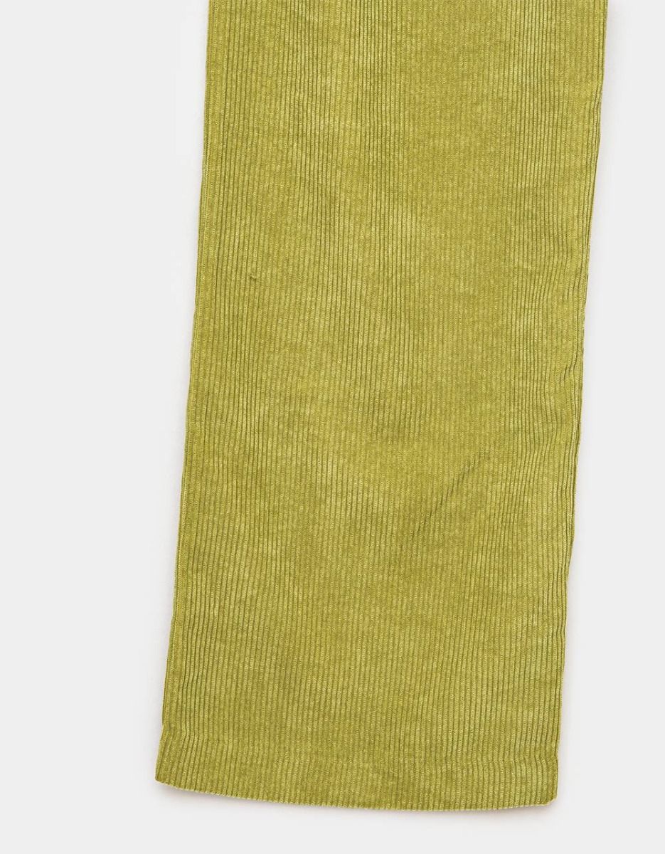 Dom Wide Leg Cord Trouser in Sage_3