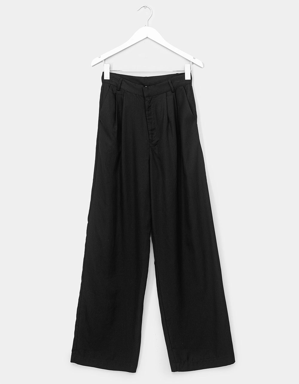 Dom Wide Leg Trouser in Black_0