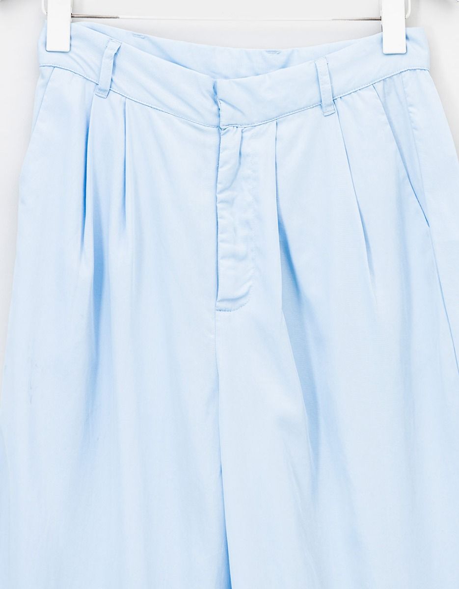 Dom Wide Leg Trousers in Blue_4