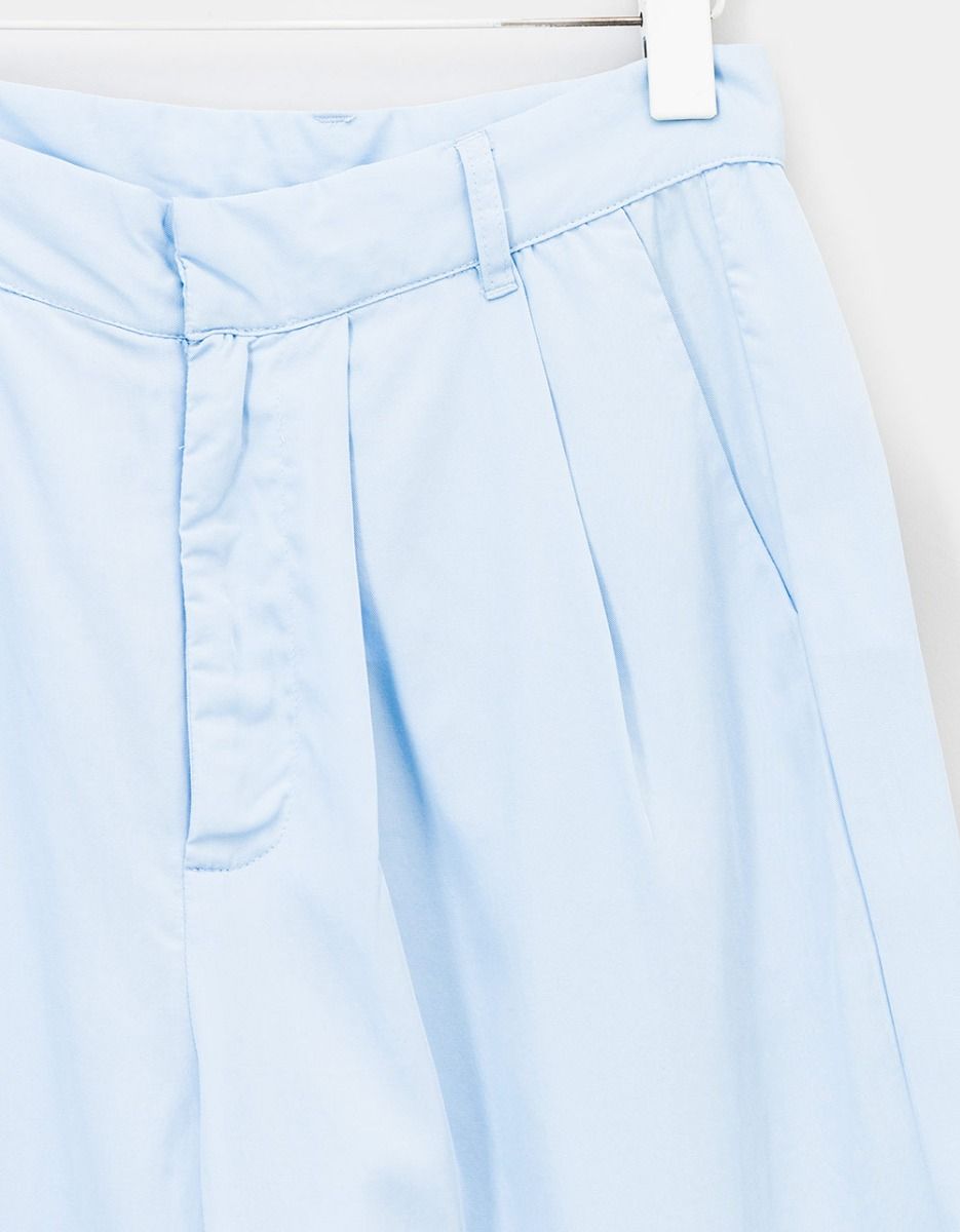 Dom Wide Leg Trousers in Blue_5