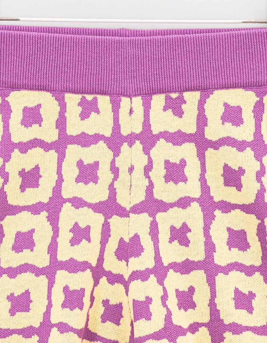 Donut Check Knit Shorts_1