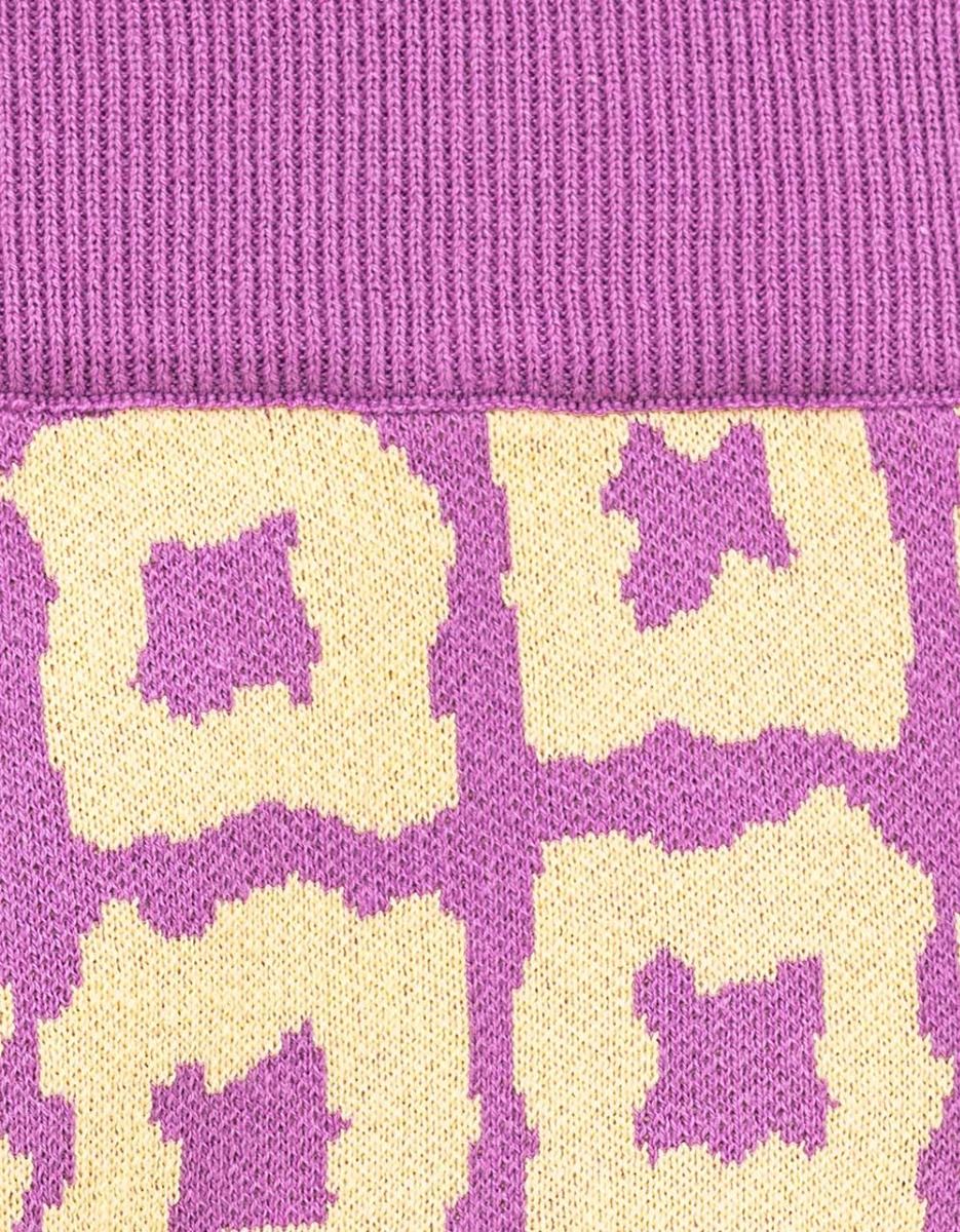 Donut Check Knit Shorts_3