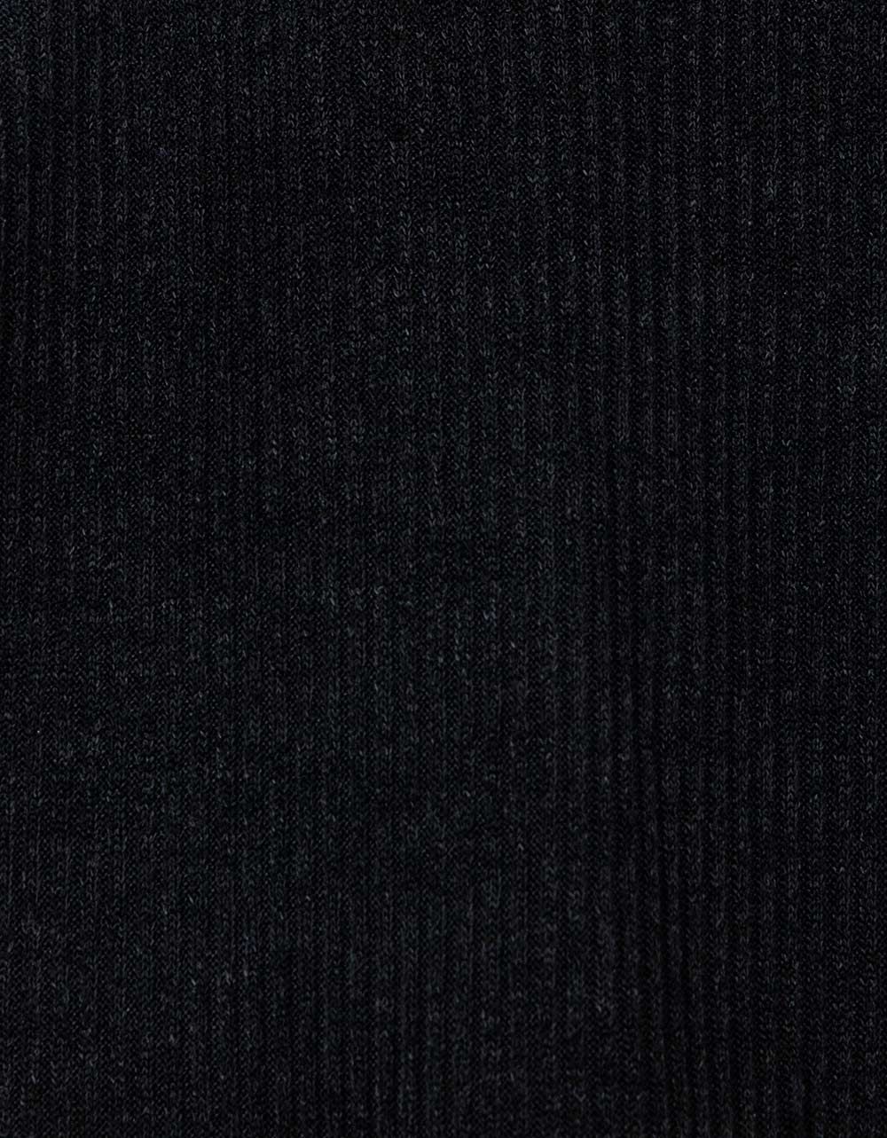 Duanna Ribbed Tank in Black_1