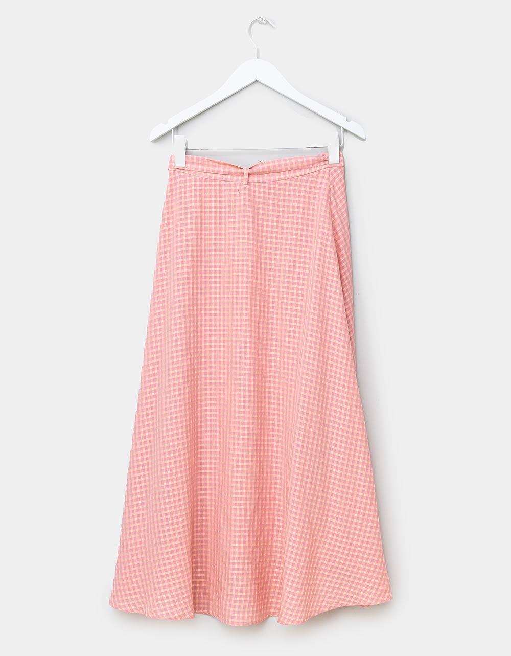 Edenn Vichy Wrap Skirt_3