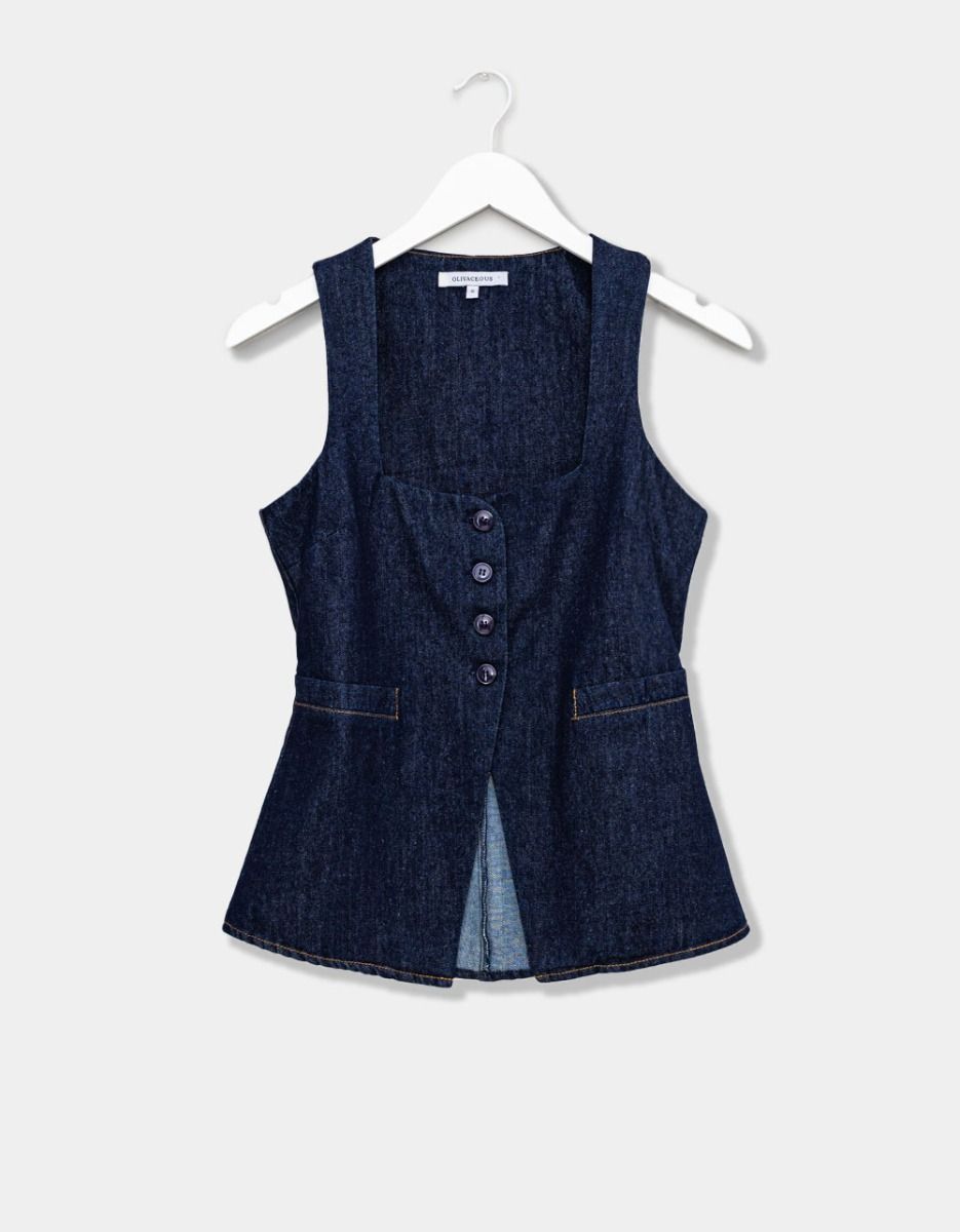Ellie Denim Vest_0