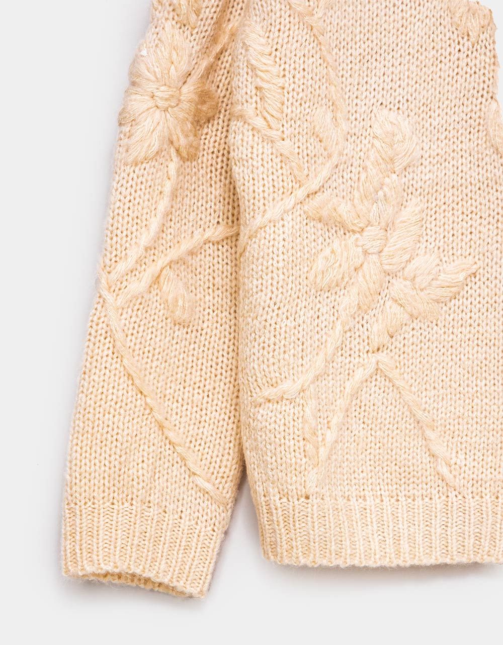 Embroidered Floral Sweater_3