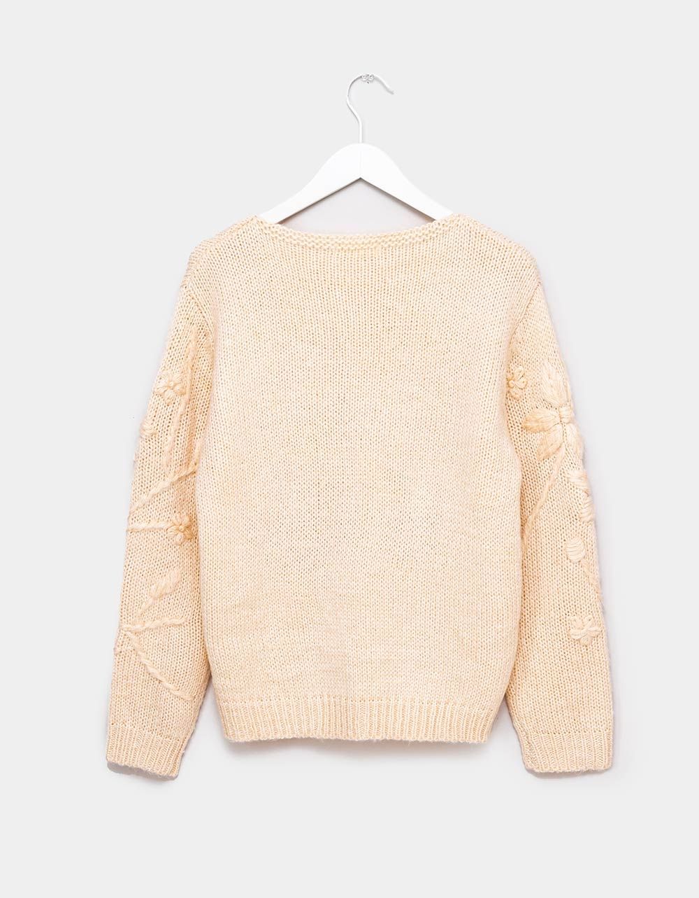 Embroidered Floral Sweater_4