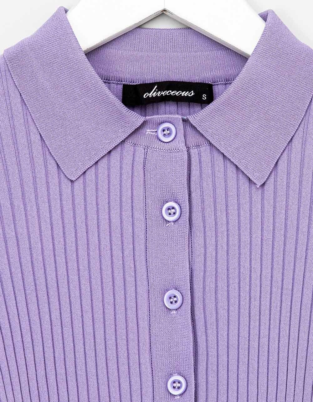 Erin Collar & Button Knit_1