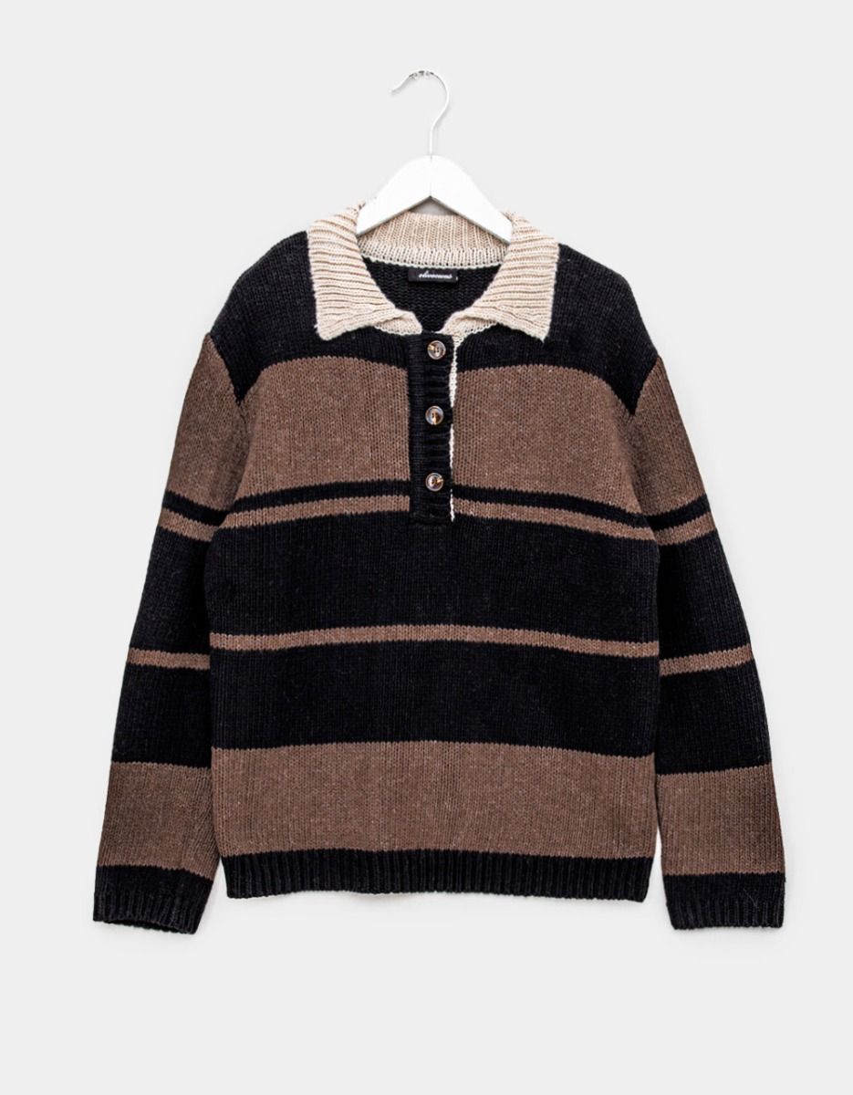 Faith Stripe Sweater_0