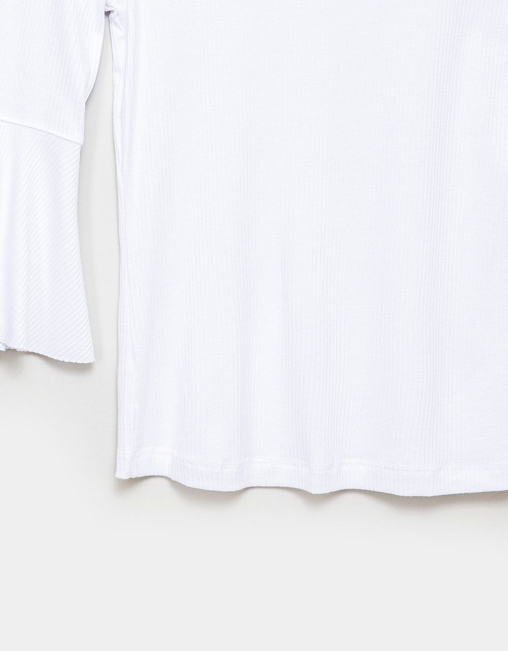Faye Bell Sleeve Tee in White_2