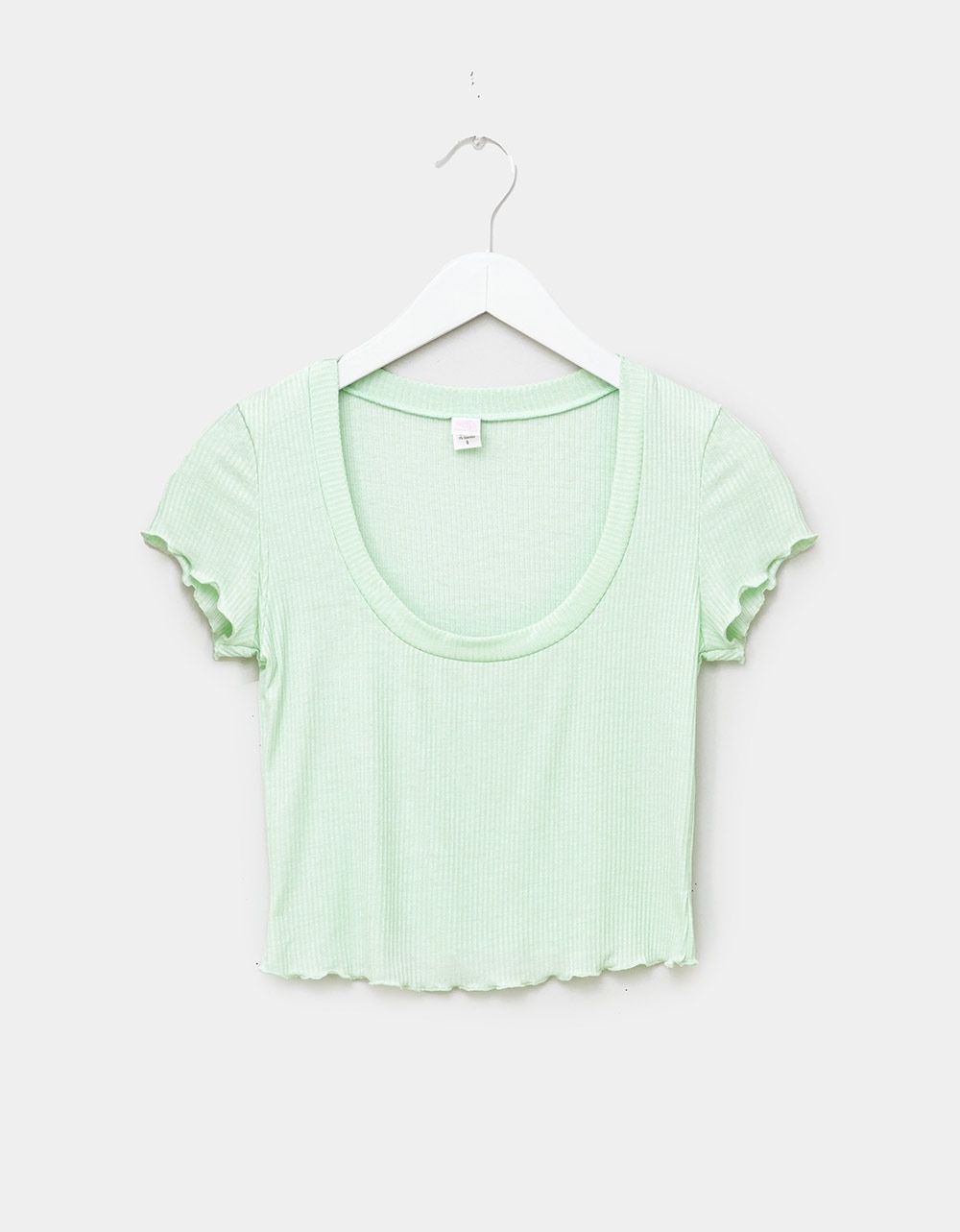 Feather Weight Baby Tee in Mint_0