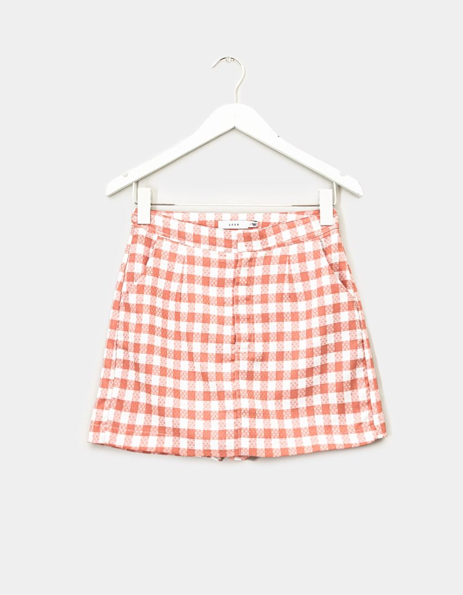 Fete Check Skort_0