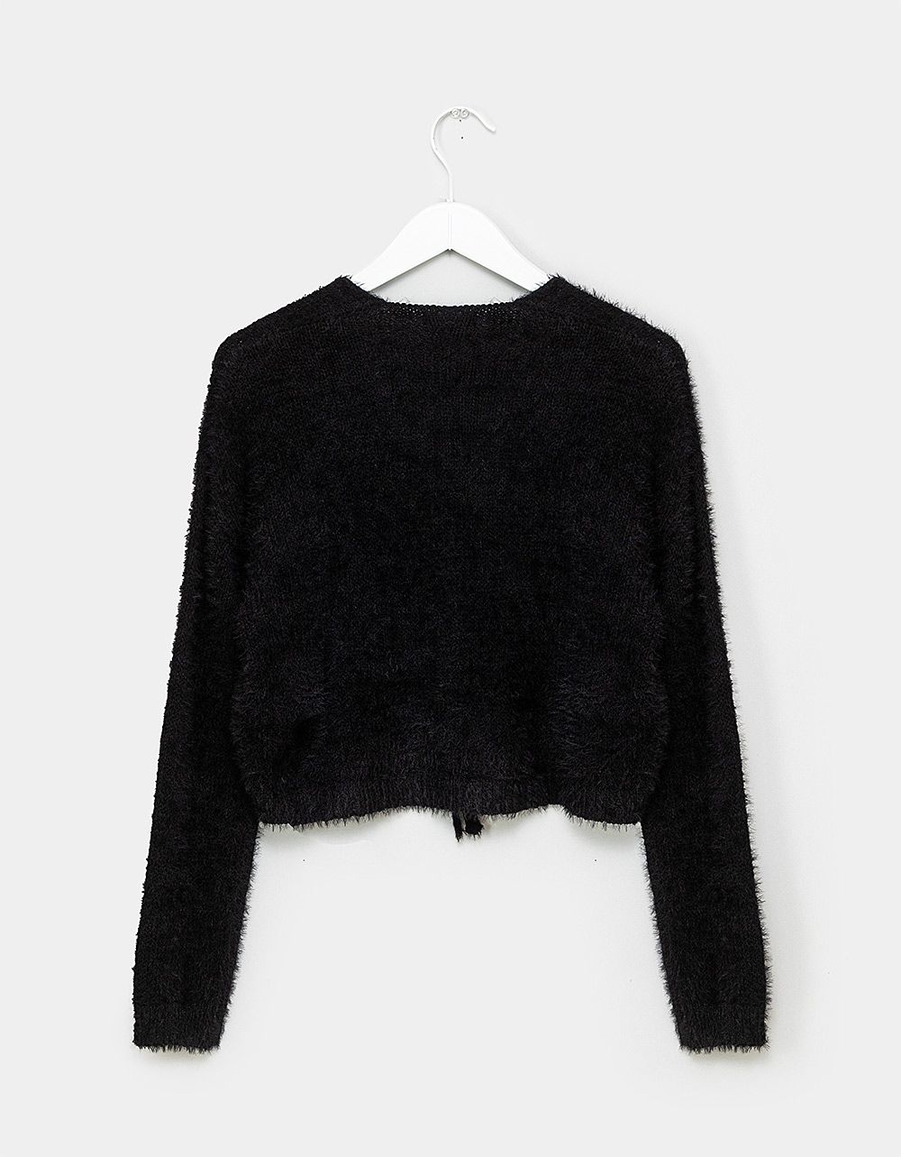 Fete Fuzzy Cardi in Black_3