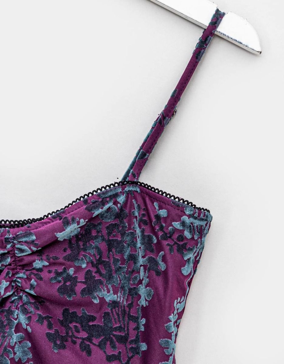 Flocked Floral Top_4