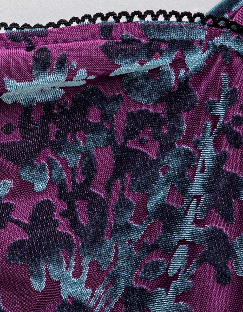 Flocked Floral Top_5