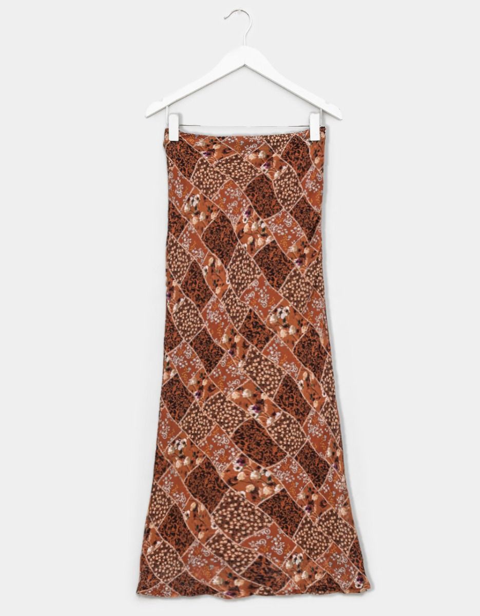 Floral Patchwork Skirt_0