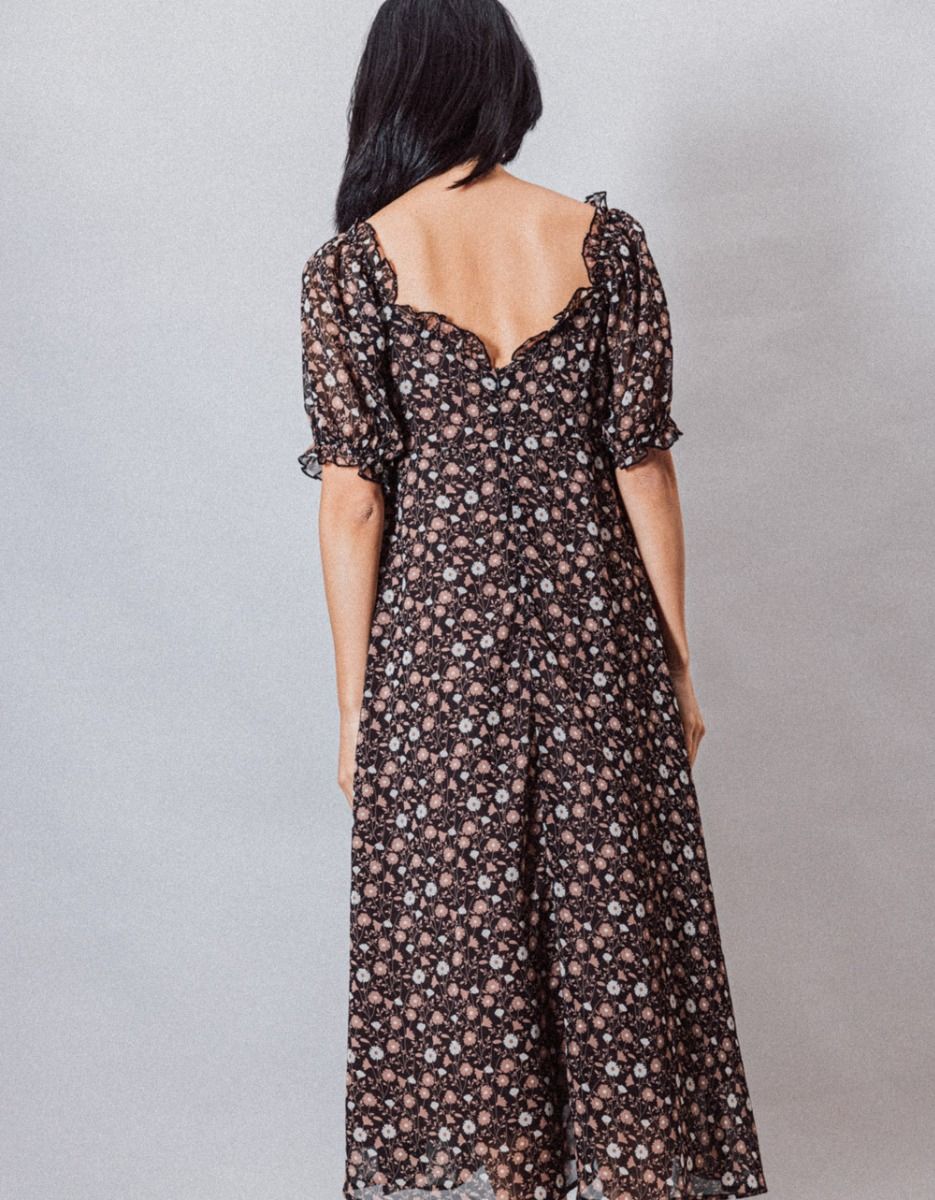 Floral Sweetheart Midi Dress_3
