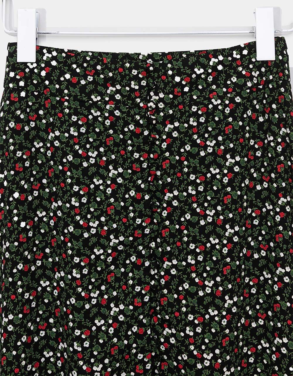 Florencia Button Midi Skirt_2