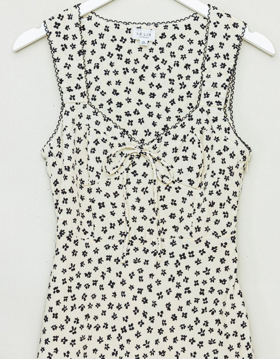 Flower Dot Midi Dress_5