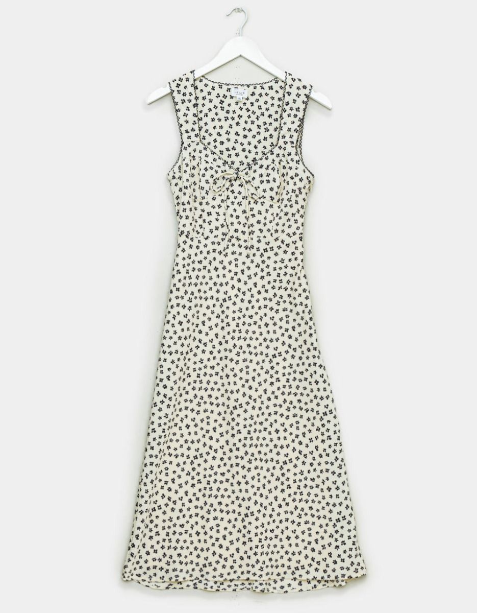 Flower Dot Midi Dress_0