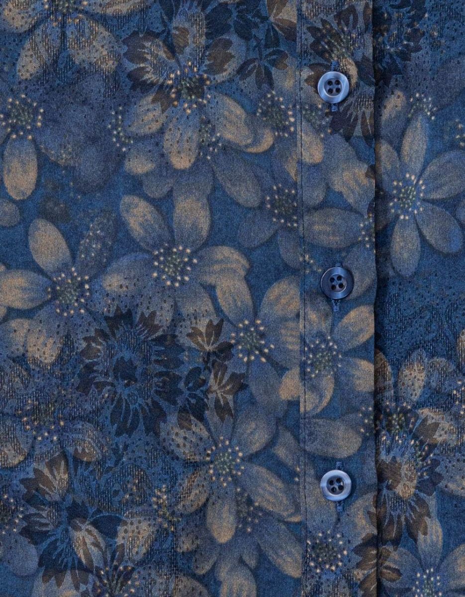 Flower Satin Shirt_3