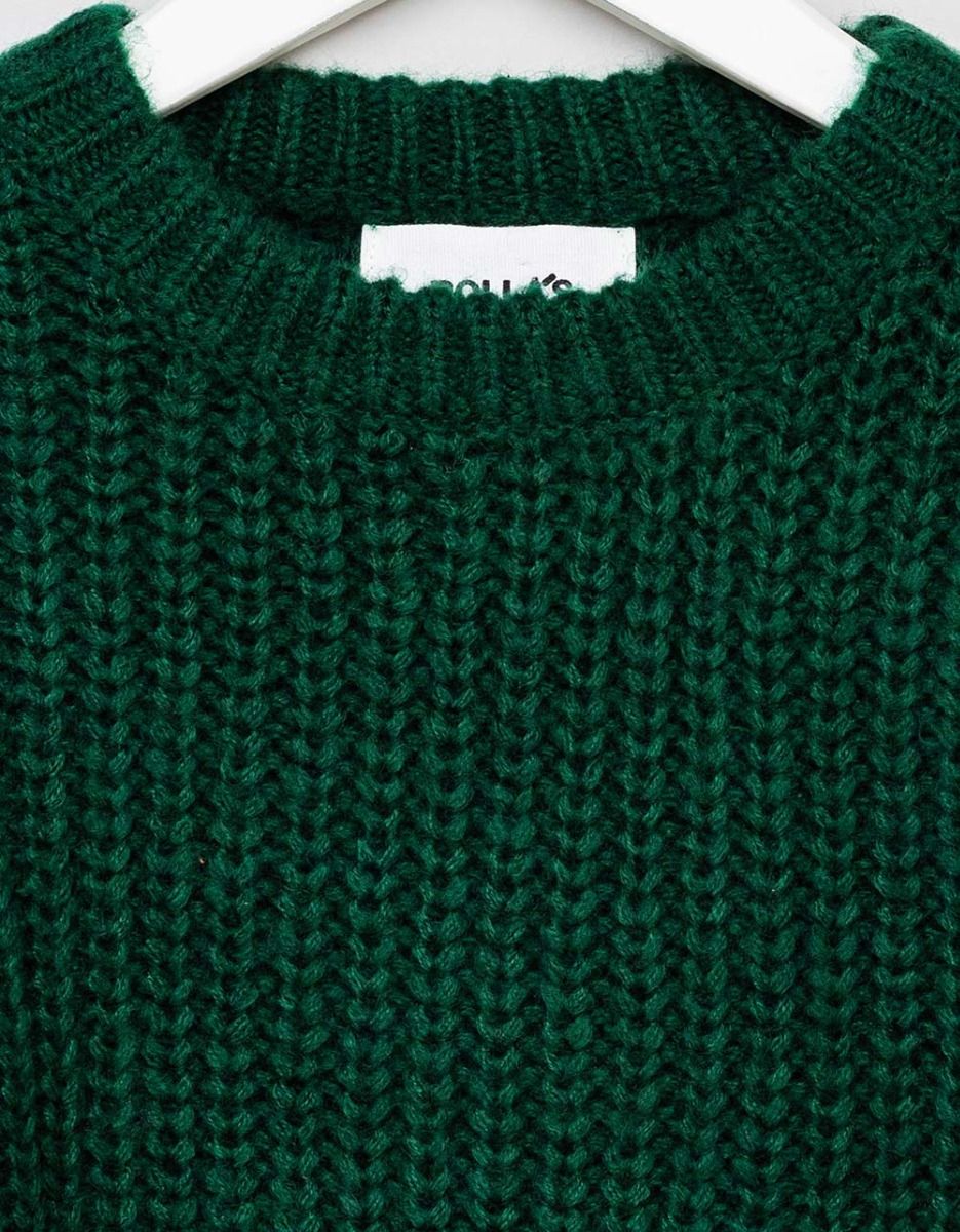 Fluffy Sailor Sweater in Pine_2