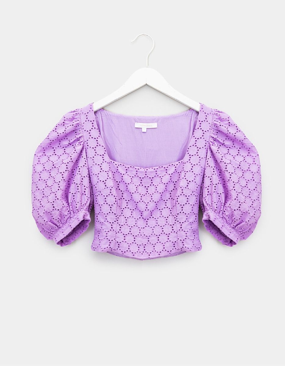 Forever Eyelet Blouse_0