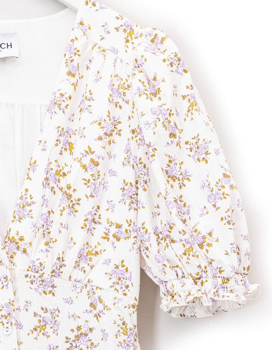 Gabrielle Puff Sleeve Midi_3