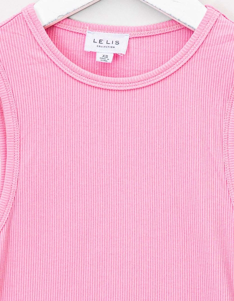 Gara Crop Tank in Pink_1