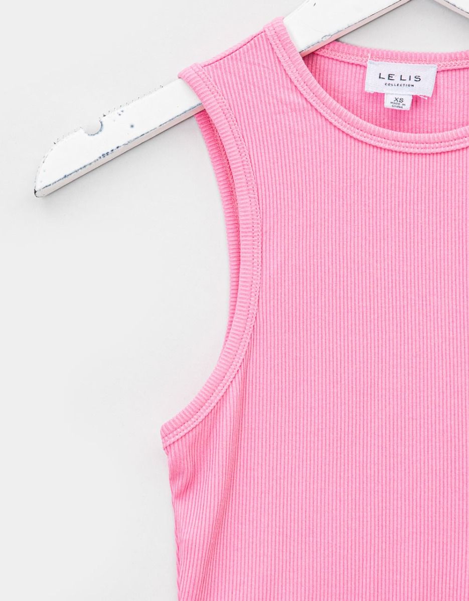 Gara Crop Tank in Pink_2