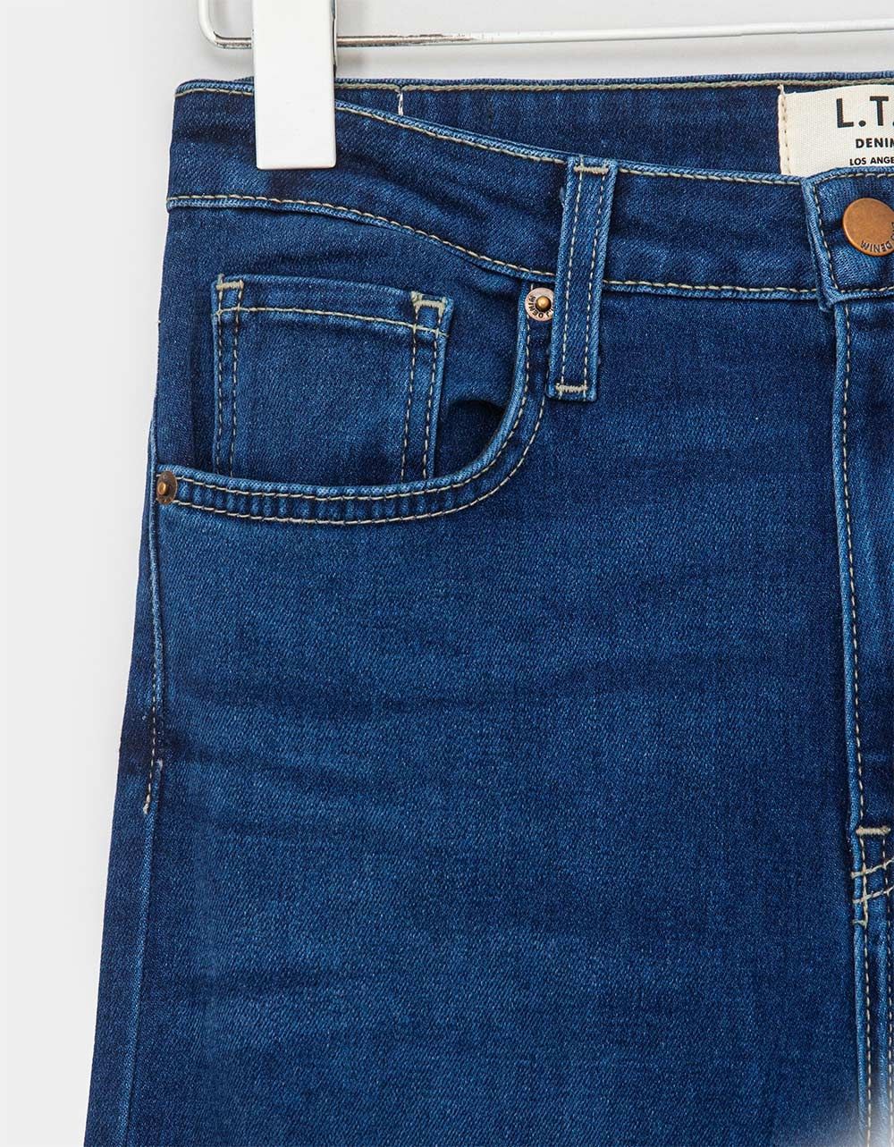 Genoa Wide Leg Jeans in Dark Wash_2