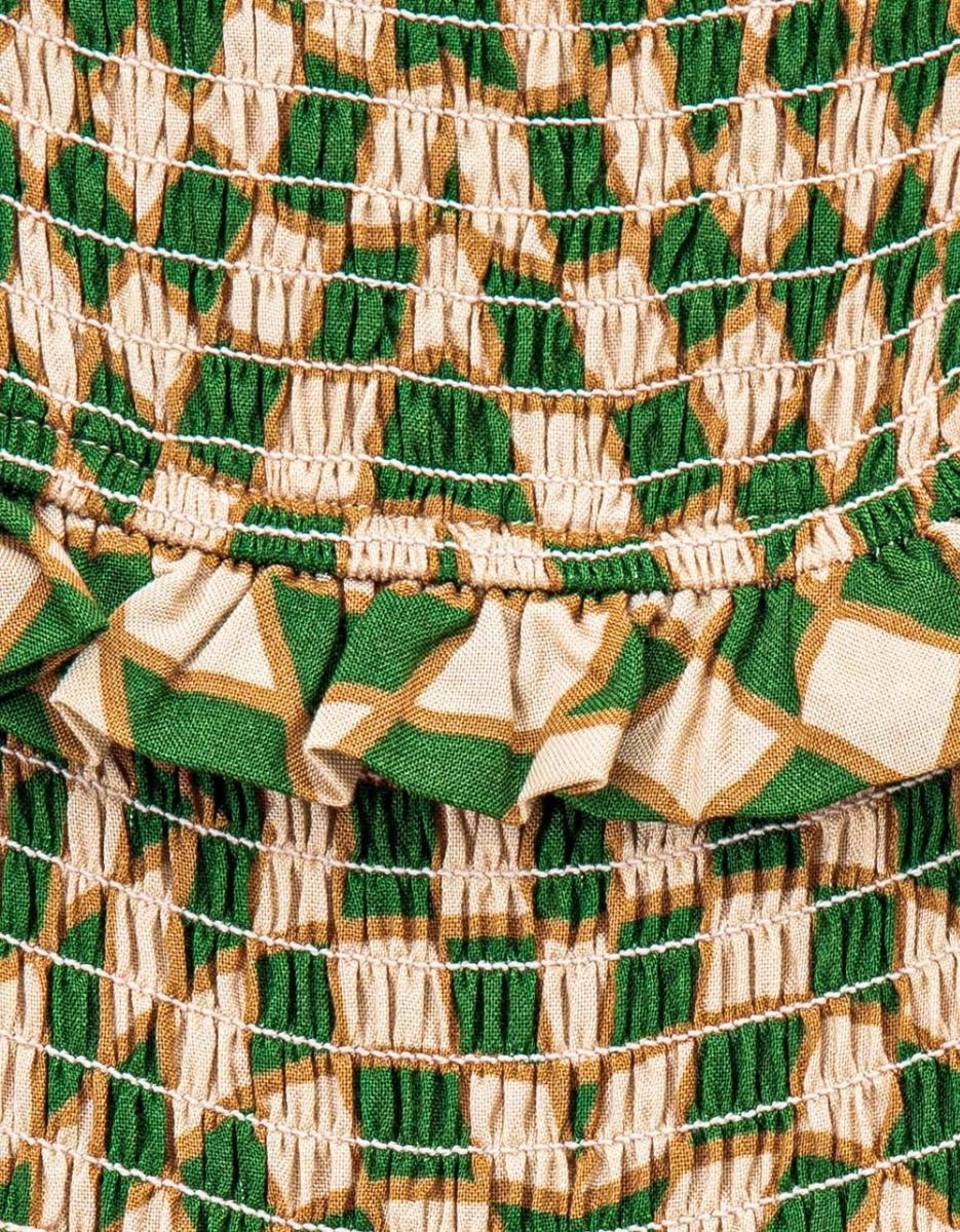 Geo Smocked Midi_1