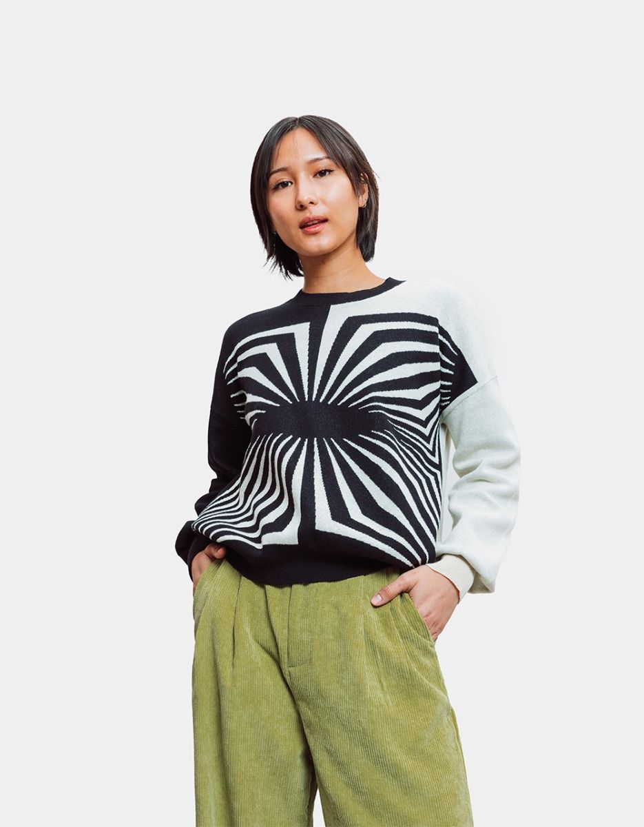 Geo Intarsia Knit Jumper_5