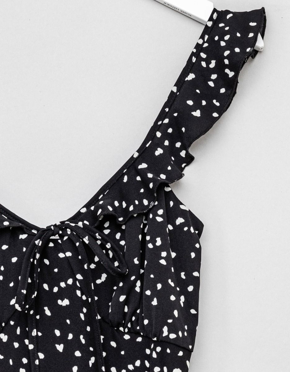 Gina Ruffle Spot Midi_2