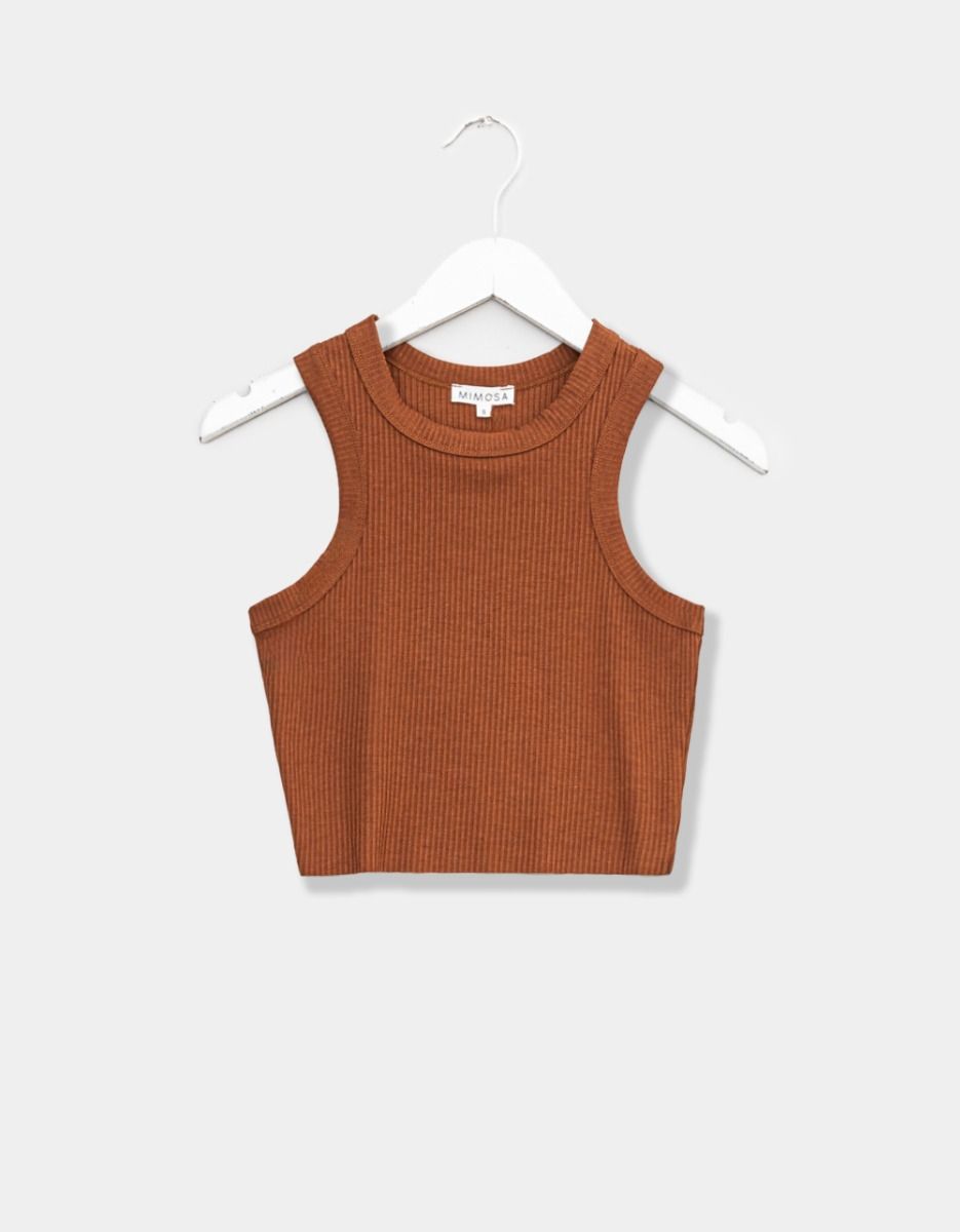 Gina Tank in Caramel_0