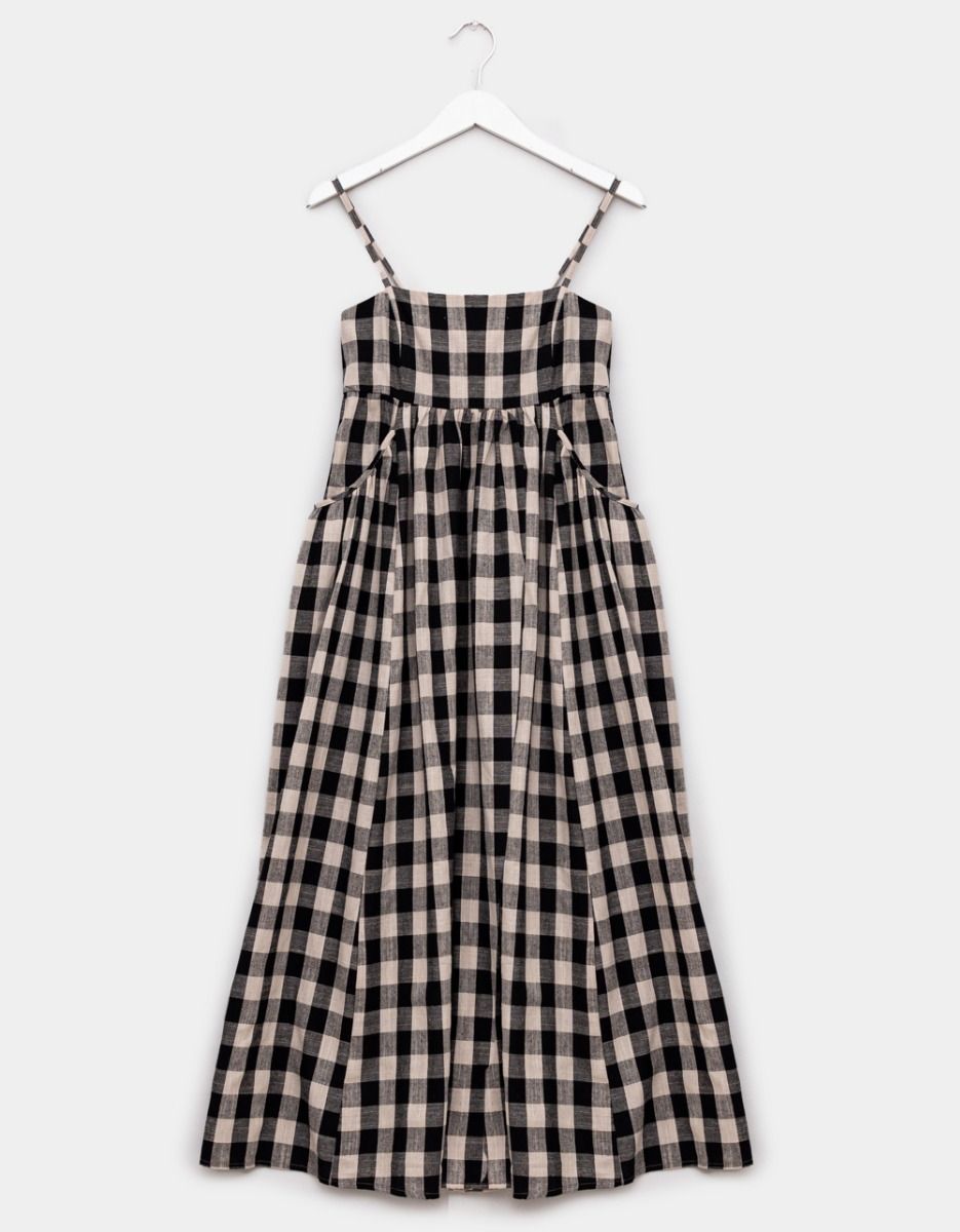 Gingham Pocket Dress_0