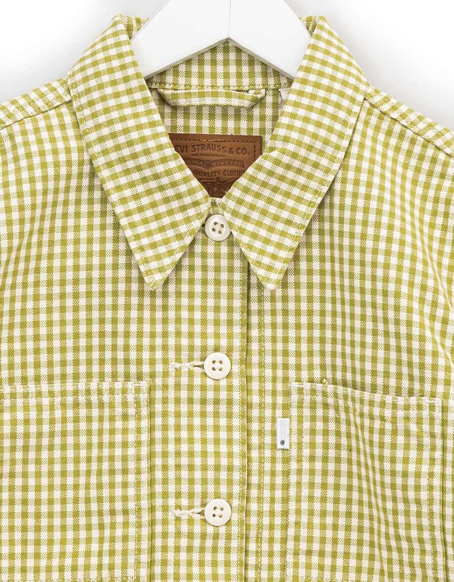 Gingham Shrunken Chore Jacket_2