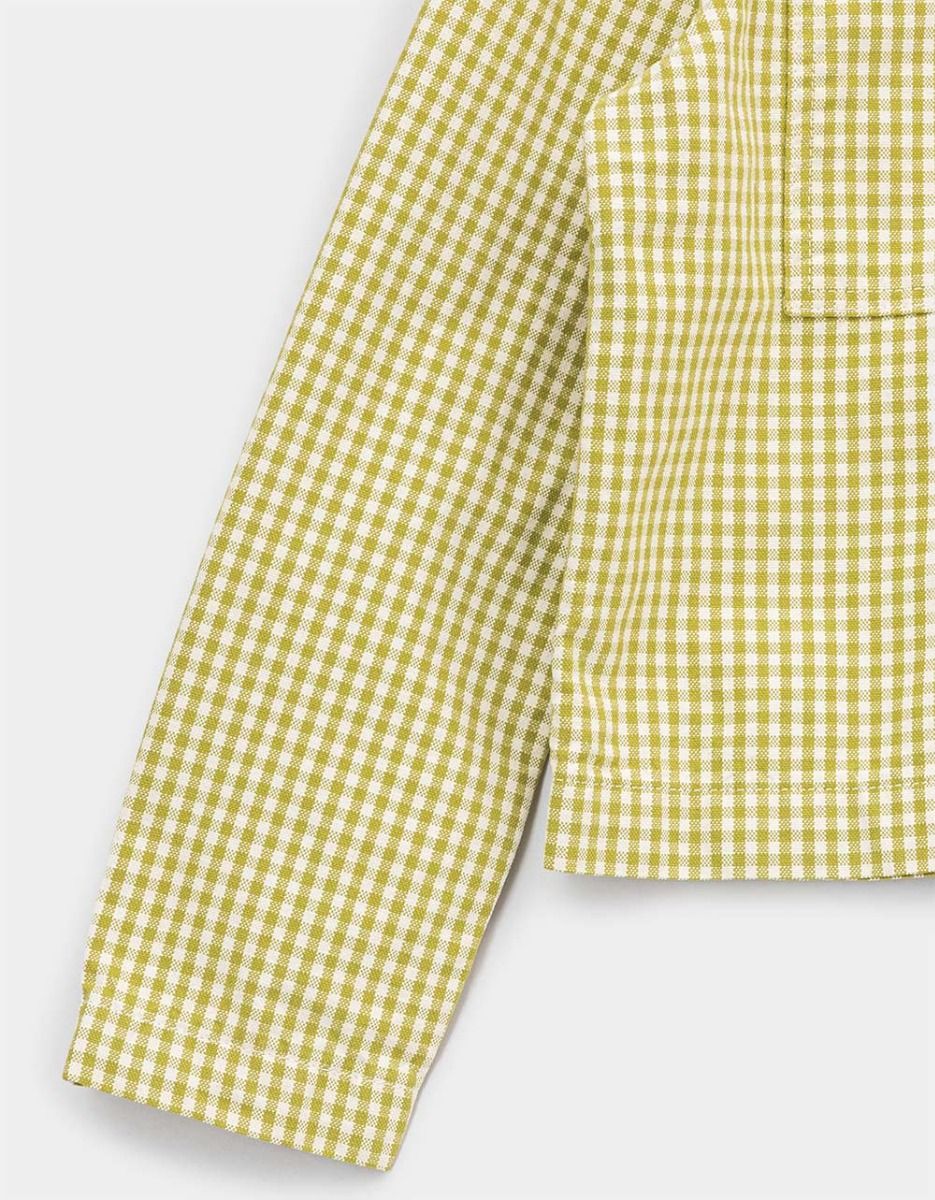 Gingham Shrunken Chore Jacket_1