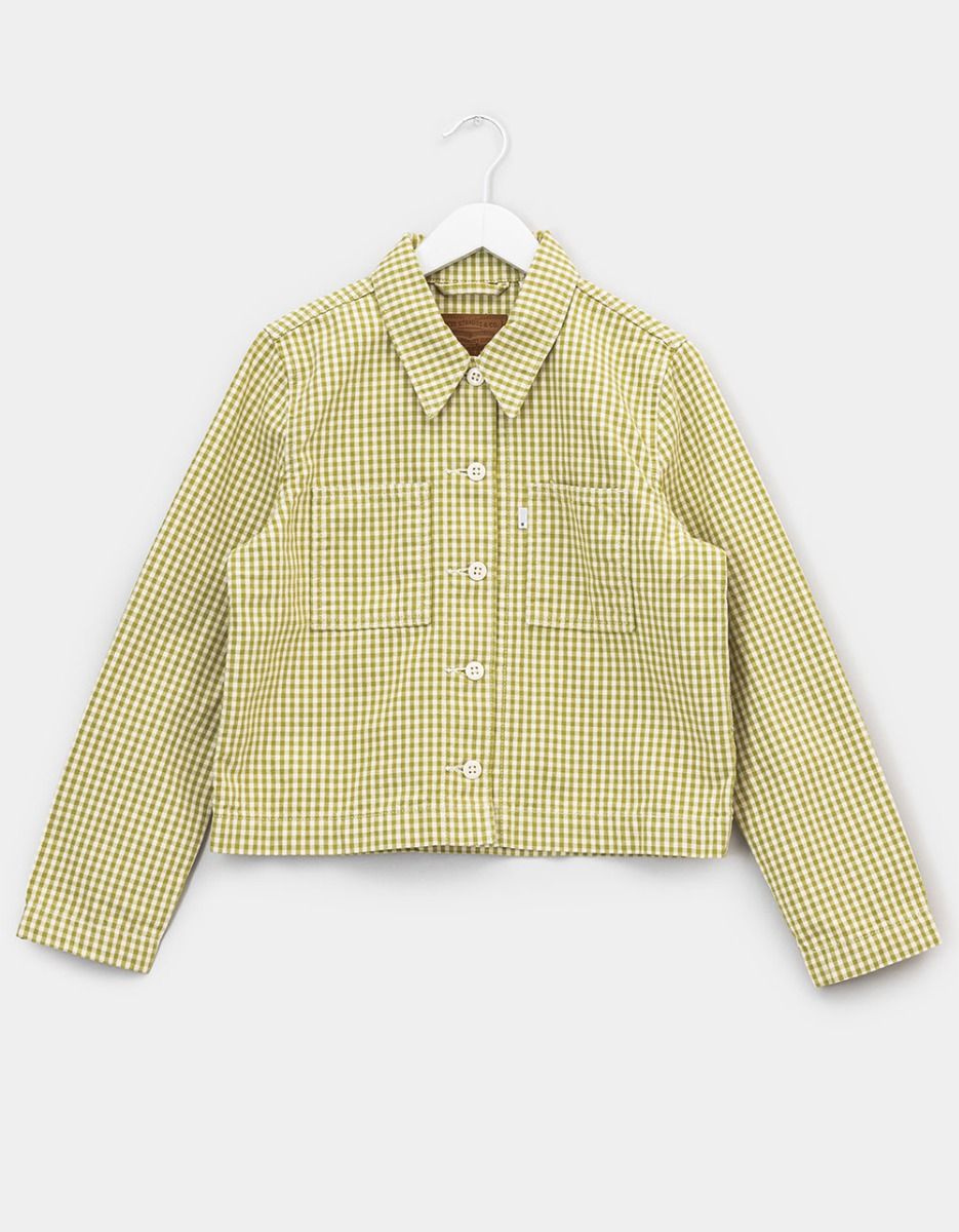 Gingham Shrunken Chore Jacket_0