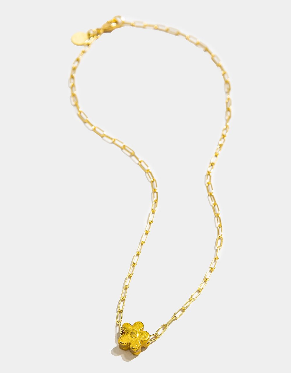 Gold Daisy Necklace_0