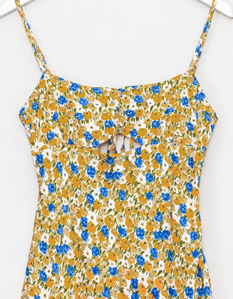 Golden Blue Slip Dress_2