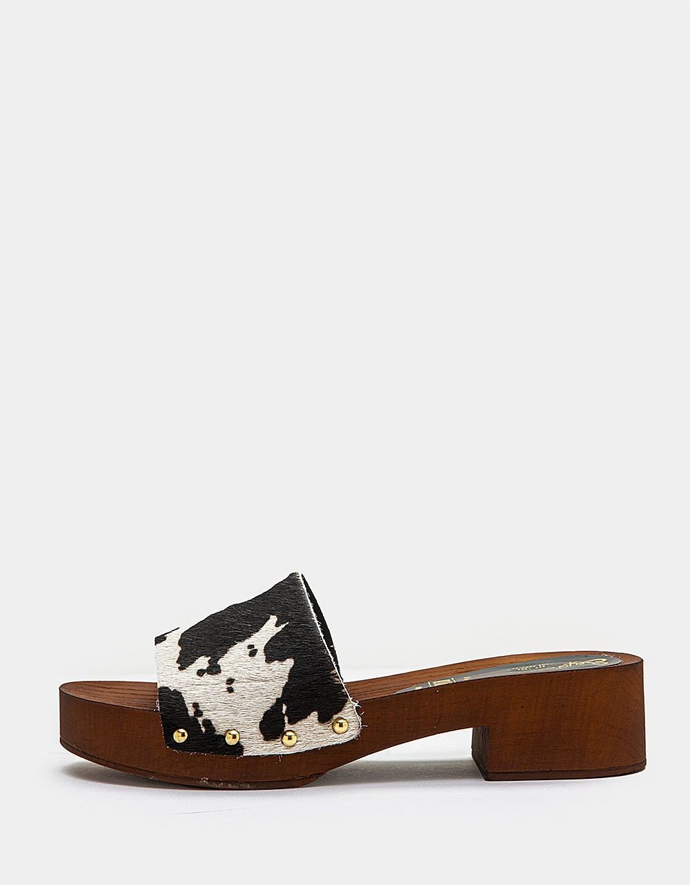 Good Spirits Sandal in Cow Print_0