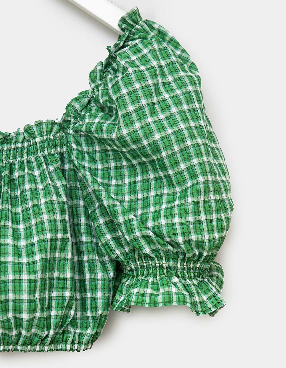 Gracie Plaid Crop Top_1